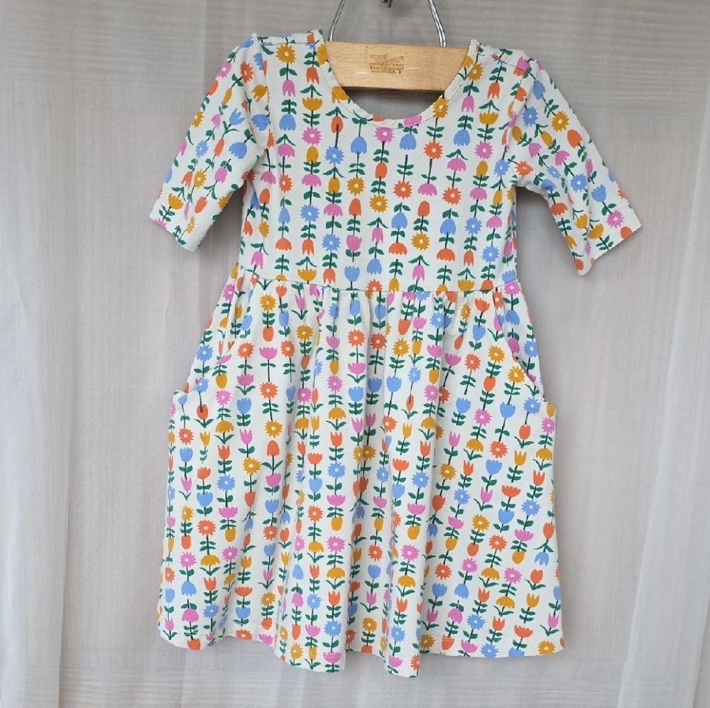 Hanna Andersson Kids Dress - Colorful Floral Pattern